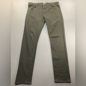 Hiroshi Kato "The Pen" Slim Fit Pant, Military Green, Made in USA - Mens 36x34
